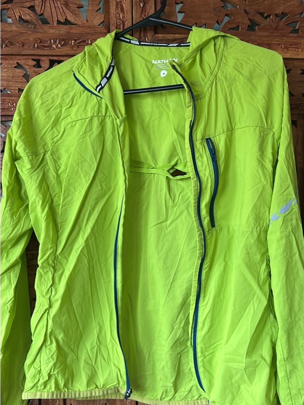 Nathan Neon Lime Women's Stealth Running Jacket